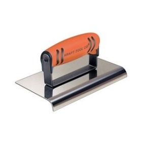 Kraft Tools CF516PF 6"x6"x3" 1"R Inside Blue Steel Cove Step Tool w/ProForm® Handle