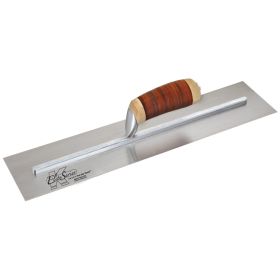 Kraft Tools CFE546L 18"x5" Elite Series Five Star™ Cement Finish Trowel w/Leather Handle