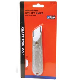 Kraft Tools DW199C Professional Utility Knife w/ Fixed Blade