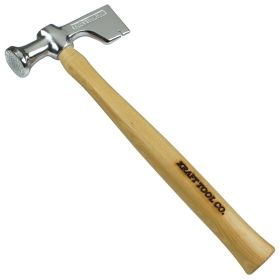 Kraft Tools DW254 18oz Checkered Face Heavy Duty Hammer W/14" Handle