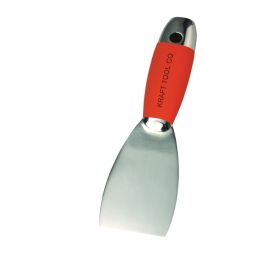 Kraft Tools DW727PF 1-1/2" Feather Strong™ Stainless Steel Putty Knife with Sure Grip Handle