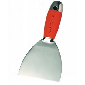 Kraft Tools DW729PF 4" Feather Strong™ Stainless Steel Joint Knife with Sure Grip Handle