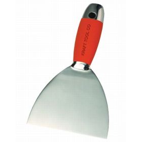 Kraft Tools DW730PF 5" Feather Strong™ Stainless Steel Joint Knife with Sure Grip Handle