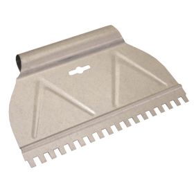 Kraft Tools HC305 Hi-Craft™ Square Notch Adhesive Spreader 1/4"x3/8"x1/4", 12 Per Box