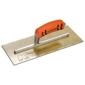 Kraft Tools PL457PF 11-1/2"x4-3/4" Golden Stainless Steel Trowel w/ProForm® Handle