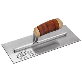 Kraft Tools PLE451L 11"x4-1/2" Elite Series Five Star™ Carbon Steel Plaster Trowel w/Leather Handle