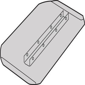 Kraft Tools SK233 8"x14" Master Combination Channel Mount Blade