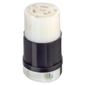 Leviton 2313-PLC Industrial Grade Connector 20 Amp, 125 Volt