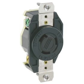 Leviton 2320-B Industrial Grade Receptacle 20 Amp, 250 Volt