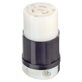 Leviton 2323-PLC Industrial Grade Connector 20 Amp, 250 Volt