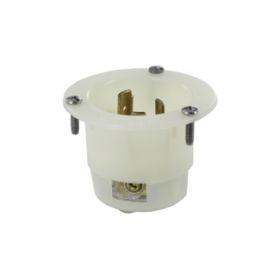 Leviton 2325 Industrial Grade Flanged Inlet 20 Amp, 250 Volt