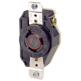 Leviton 2340 Industrial Grade Receptacle 20 Amp, 480 Volt