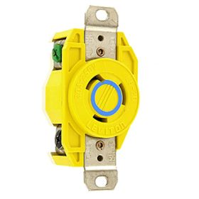 Leviton 23CM-20 Corrosion Resistant, Industrial Grade Receptacle 20 Amp, 250 Volt