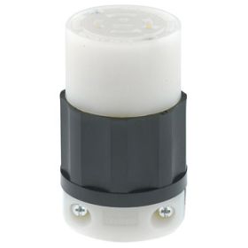 Leviton 2413 Industrial Grade Connector 20 Amp, 125/250 Volt