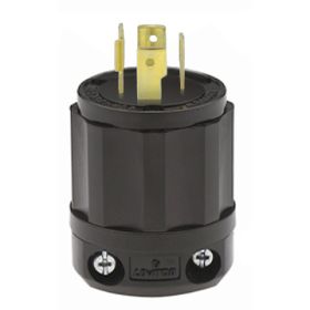 Leviton 2421-B Industrial Grade Plug 20 Amp, 250 Volt 3-Phase