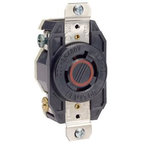 Leviton 2430 Industrial Grade Receptacle 20 Amp, 480 Volt 3-Phase