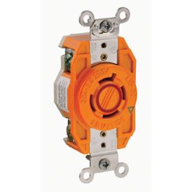 Leviton 2430-IG Industrial Grade Receptacle 20 Amp, 480 Volt 3-Phase