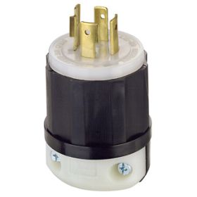 Leviton 2441 Industrial Grade Plug 20 Amp, 120/208 Volt 3PY