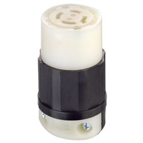 Leviton 2443 Industrial Grade Connector 20 Amp, 120/208 Volt 3PY