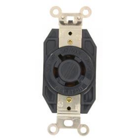 Leviton 2460 Industrial Grade Receptacle 20 Amp, 347/600 Volt 3PY