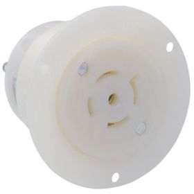 Leviton 2516 Industrial Grade Flanged Outlet 20 Amp, 120/208 Volt 3PY