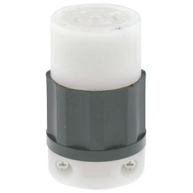 Leviton 2523 Industrial Grade Connector 20 Amp, 277/480 Volt 3PY