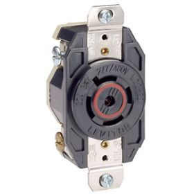 Leviton 2530 Industrial Grade Receptacle 20 Amp, 347/600 Volt 3PY