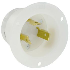 Leviton 2615 Industrial Grade Flanged Inlet 30 Amp, 125 Volt