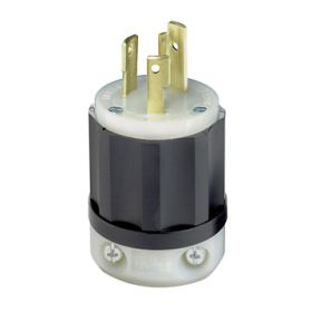 Leviton 2621-PLC Industrial Grade Plug, Power Indication, 30 Amp, 250 Volt