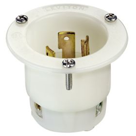 Leviton 2625F Industrial Grade Flanged Inlet 30 Amp, 250 Volt