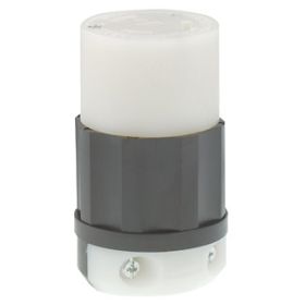 Leviton 2633-PLC Industrial Grade Connector 30 Amp, 277 Volt