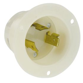 Leviton 2645 Industrial Grade Flanged Inlet 30 Amp, 480 Volt