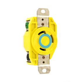 Leviton 26CM-20 Corrosion Resistant, Industrial Grade Receptacle 30 Amp, 250 Volt