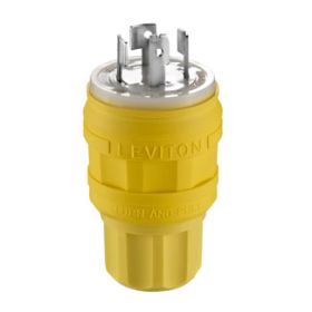 Leviton 26W09 Industrial Grade Wetguard Plug 20 Amp
