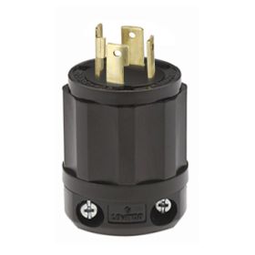 Leviton 2711-B Industrial Grade Plug 30 Amp, 125/250 Volt