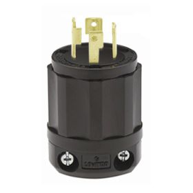 Leviton 2721-B Industrial Grade Plug 30 Amp, 250 Volt 3-Phase