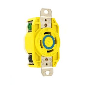 Leviton 27CM-20 Corrosion Resistant, Industrial Grade Receptacle 30 Amp, 250 Volt 3-Phase