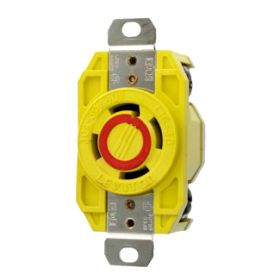 Leviton 27CM-30 Corrosion Resistant, Industrial Grade Receptacle 30 Amp, 480 Volt 3-Phase