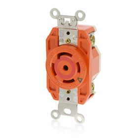 Leviton 2820-IG Industrial Grade Receptacle 30 Amp, 277/480 Volt 3PY