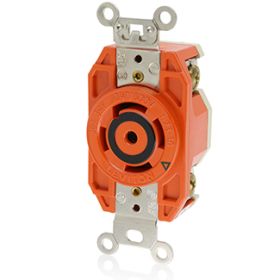 Leviton 2830-IG Industrial Grade Receptacle 30 Amp, 347/600 Volt 3PY
