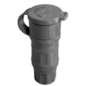Leviton 29W47-B Industrial Grade Wetguard Connector 30 Amp, 125 Volt