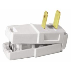 Leviton 321-W Residential Grade Plug 15 Amp, 125 Volt