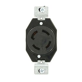 Leviton 3430-G Industrial Grade Receptacle 30 Amp, 250 Volt/600 Volt