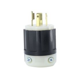 Leviton 3431-GC Industrial Grade Plug 30 Amp, 250 Volt/600 Volt