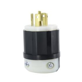 Leviton 3521-C Industrial Grade Plug 20/10 Amp, 250 Volt/600 Volt