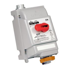 Leviton 420MF12W Mechanical Interlock, Watertight, 20 Amp, 125/250 Volt