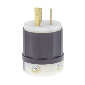 Leviton 4570-PLC Industrial Grade Plug 15 Amp, 250 Volt
