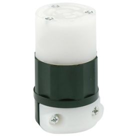Leviton 4579-C Industrial Grade Connector 15 Amp, 250 Volt