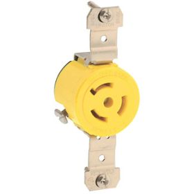 Leviton 45CM-60 Corrosion Resistant, Industrial Grade Receptacle 15 Amp, 250 Volt