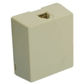 Leviton 4625A-24I Telephone Wall Jack, Ivory